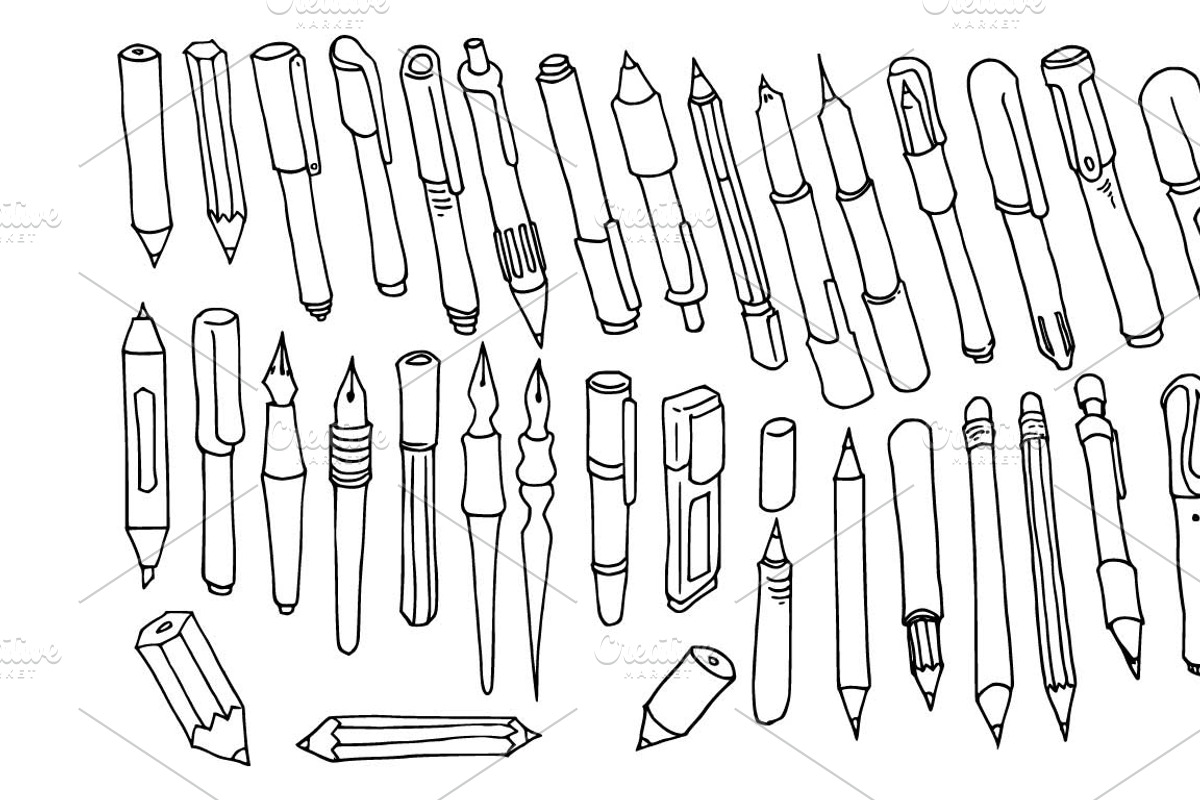 4657 Hand Drawn doodle elements, an Education Illustration by TKDoodle (Photo 73 of 77)