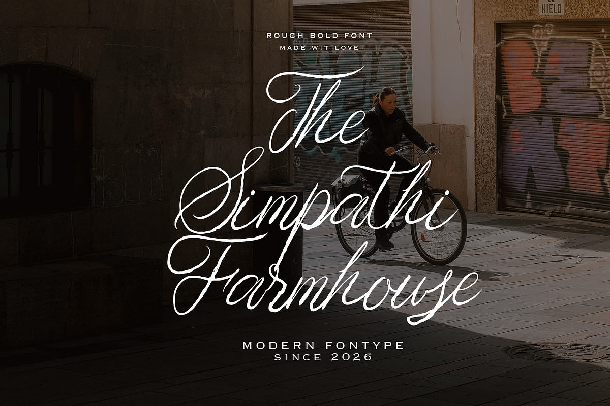 The Sympathy Farmhouse, a Handwritten Font by HaKi Studio (Photo 1 of 8)