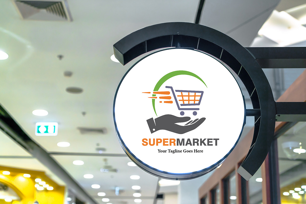 Modern Grocery Store Logo Design, a Branding & Logo Template by YUDesignStore (Photo 2 of 8)