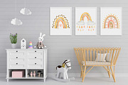 Watercolor Boho rainbow & butterfly, a Decorative Illustration by Kira Konoshenko (Thumbnail 13 of 16)