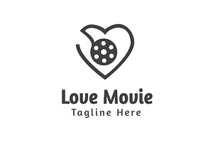 Love Movie Logo Template