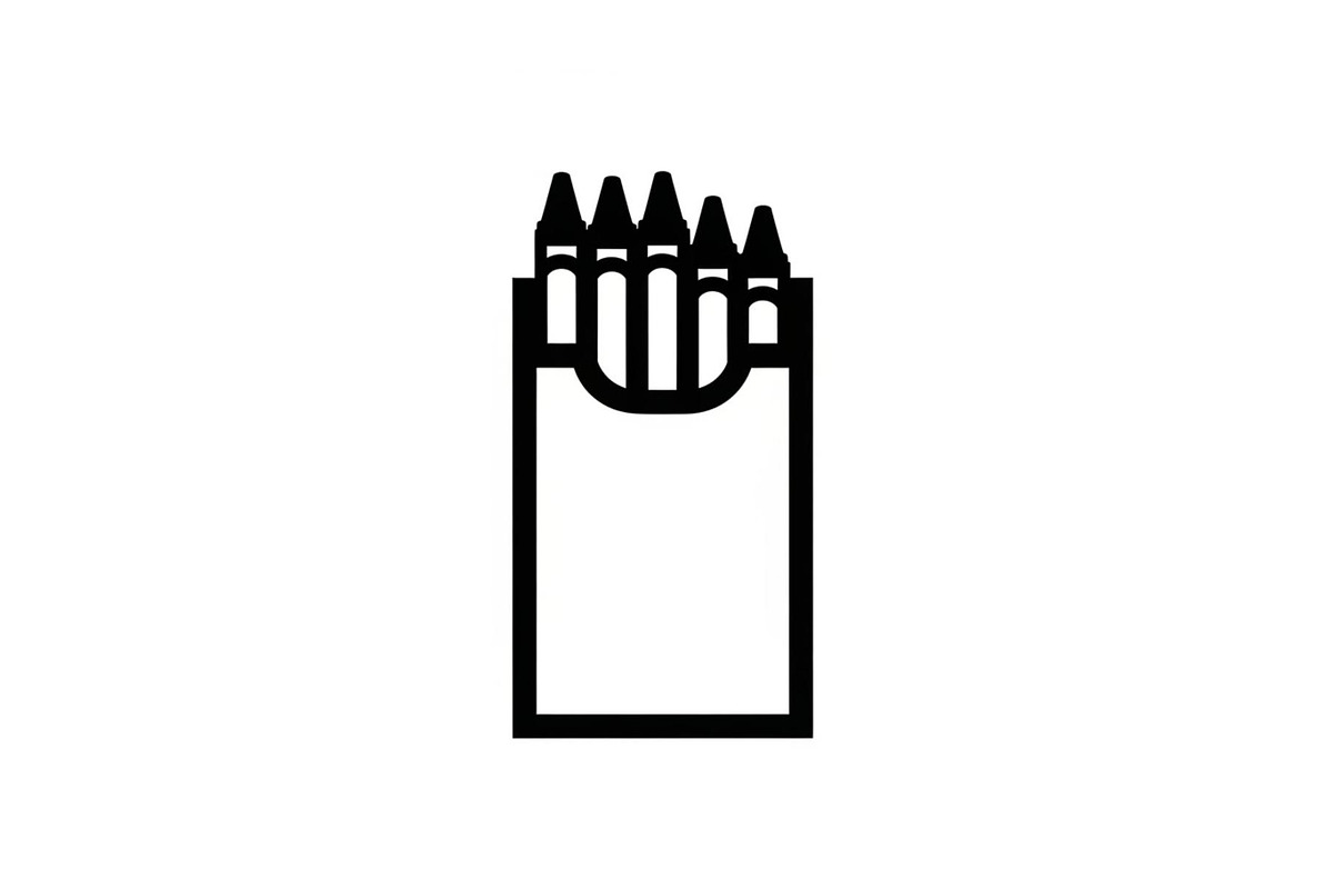 School crayons box silhouette, a Graphic by Designer_Momina (Photo 2 of 10)