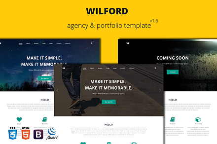 Wilford – Responsive Agency Template