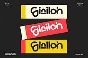 Giniloh - Unique Modern Sans, a Sans Serif Font by Boril Std (Thumbnail 5 of 11)