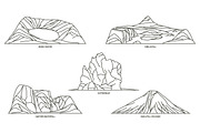 Nature sights of Island in line, an Illustration by GenziWorkshop (Thumbnail 12 of 12)