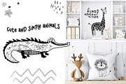 Wild safari animals clipart for kids, a Pattern Graphic by Astra Menta (Thumbnail 2 of 10)