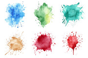 Christmas Watercolor Splashes PNG Bu, an Illustration by Daily.Designs (Thumbnail 2 of 5)
