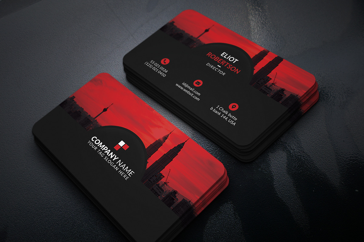 Business Card, a Business Card Template by Helal Shop (Photo 1 of 4)
