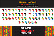 Maps with Flags of African Nations, an Object Graphic by wpslove (Thumbnail 2 of 7)