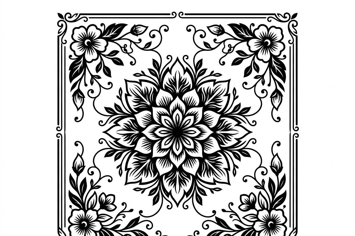 50 Elegant Floral Ornament Bundle, a Decorative Illustration by Amazin_art (Photo 34 of 38)