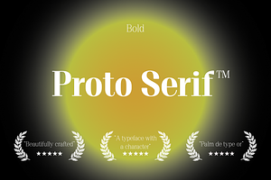 Proto Serif Bold