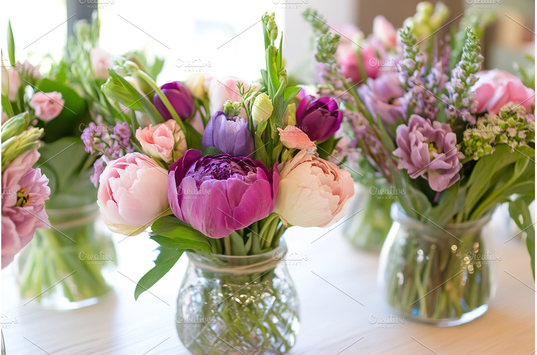Elegant vase arrangement with purple, a Beauty & Fashion Photo by Lermont51