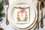 Watercolor Christmas Frames Clipart, a Seasonal Illustration by SvetaArtStore (Thumbnail 4 of 8)