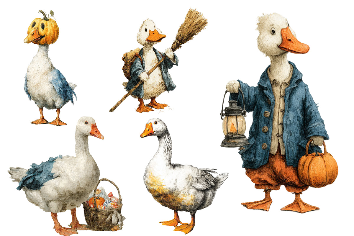 Goose Halloween Clipart, an Illustration by Designworld (Photo 4 of 5)