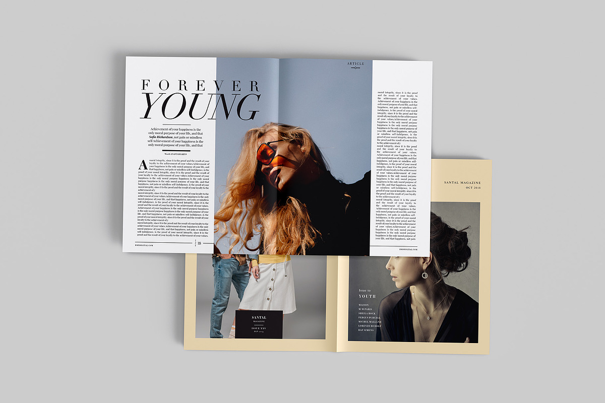 Magazine Mockup US Letter 12 views, a Books & Magazine Mockup by Illusiongraphic (Photo 9 of 16)