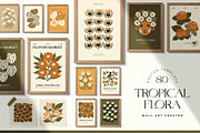 Tropical Flora | Wall Art Creator, an Object Graphic by Leleka.Store (Thumbnail 1 of 20)