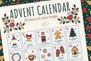 Warm & Cozy Christmas Winter Bundle, a Seasonal Illustration by Floralis (Thumbnail 9 of 21)