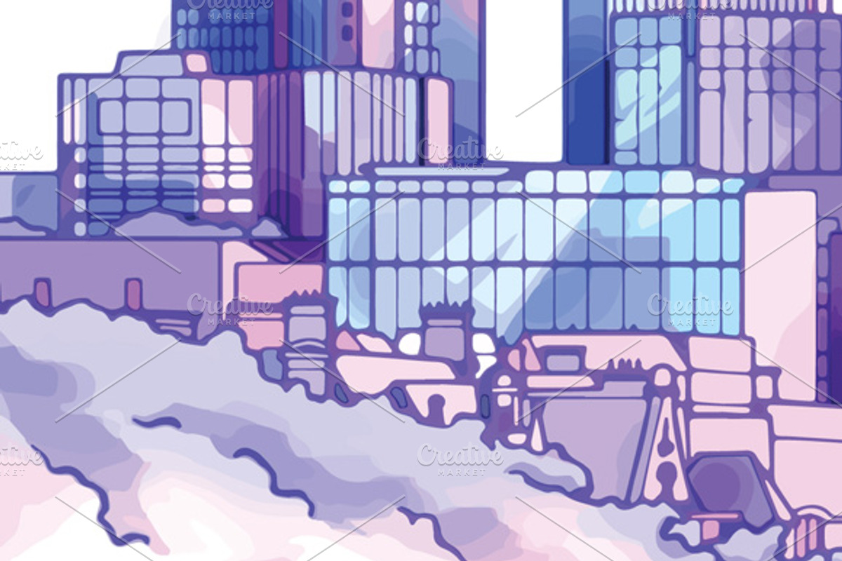 London Skyline, a Work Illustration by LEKS illustrations (Photo 2 of 2)