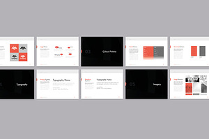 Brand Guidelines Black & Red Layoud