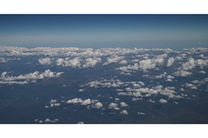 View From Airplane Window On Snow, a Graphic by Our Amazing World