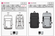 Fashion Tech Pack Templates, a Print Template by HYDNSTUDIO (Thumbnail 2 of 6)