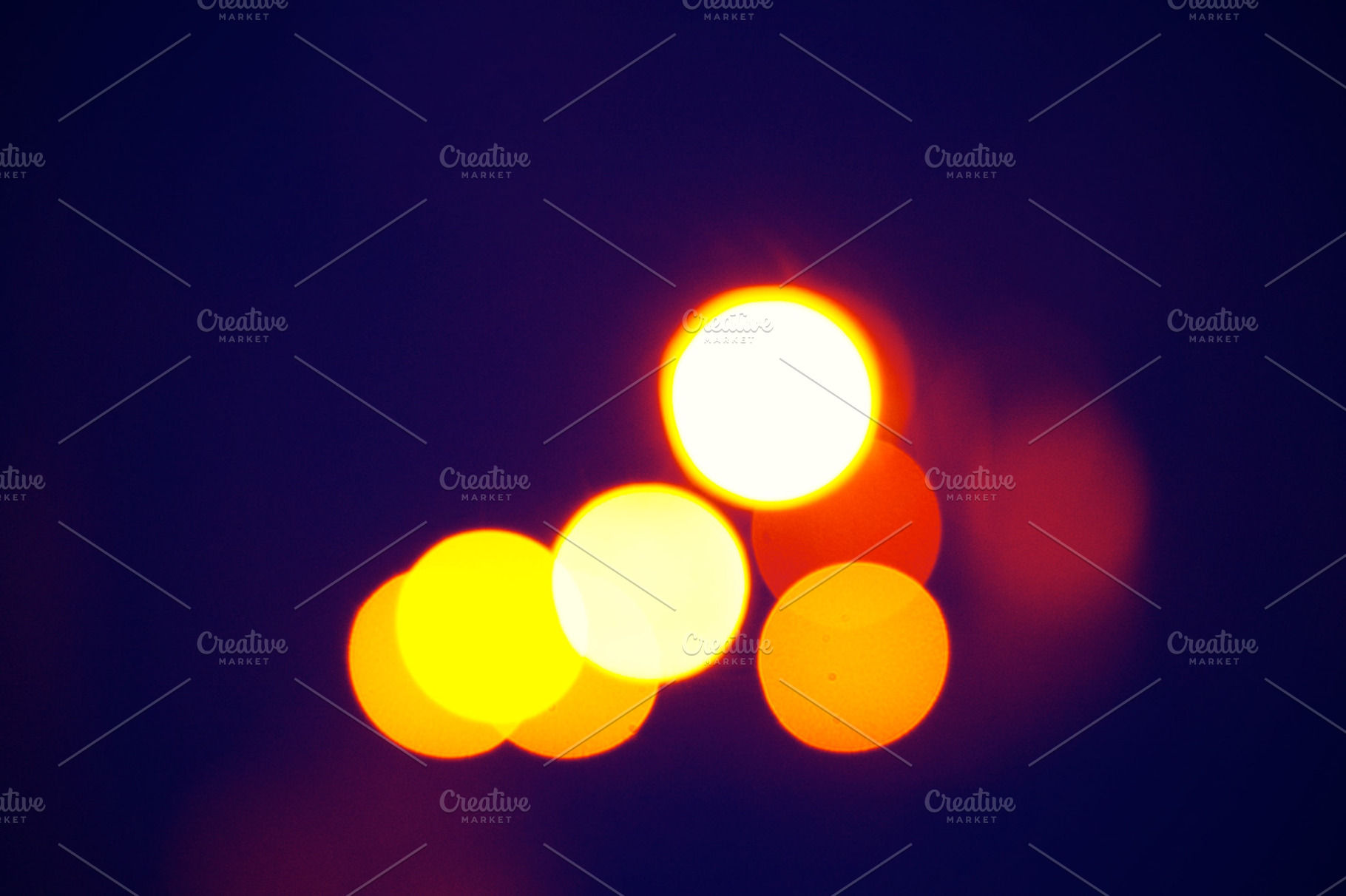 bokeh lights night