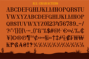Desert Western - Western Display Fon, a Serif Font by MaikoHatta (Thumbnail 3 of 7)