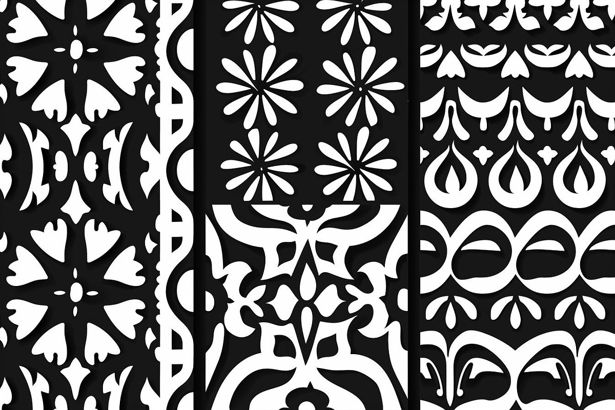 Elegant Geometric & Floral Laser Cut, an Illustration by Designs_River (Photo 3 of 9)
