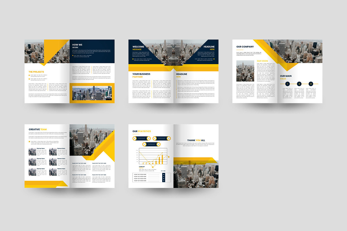16 Pages Company Profile Brochure, a Brochure Template by Sashamim22 (Photo 5 of 5)