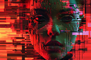 90 Glitch faces, a Person Illustration by Handmadefont (Thumbnail 20 of 94)
