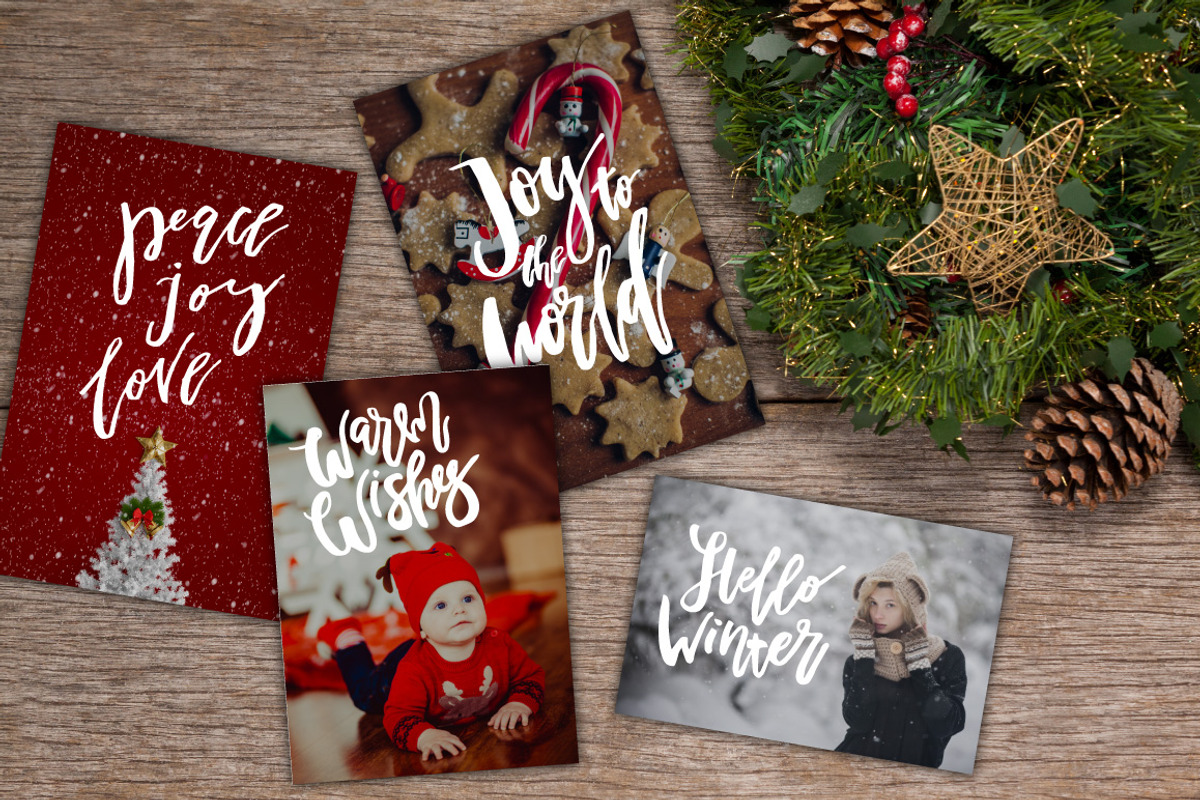 40 Christmas Photo Overlays, a Decorative Illustration by Tori Design (Photo 2 of 7)