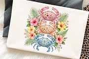Floral Crab Coastal Summer Beach PNG, a Transportation Illustration by Digital Artistic99 (Thumbnail 7 of 8)