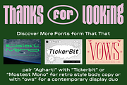 Agharti - Bold Display Font, a Sans Serif Font by That That Creative (Thumbnail 18 of 18)