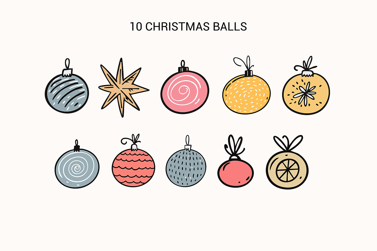 Christmas Illustrations & Clipart, a Seasonal Illustration by Oktyabr (Photo 3 of 5)
