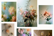 Flowers Under Wet Glass Backgrounds, a Background Graphic by Lana Elanor (Thumbnail 6 of 18)