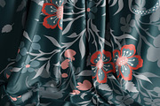 Twilight Garden Floral Scarf, an Object Graphic by ilustrinna (Thumbnail 4 of 7)