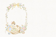 Whimsical Baby Shower Mice Set, an Animal Illustration by AlenaVlasko stock Market (Thumbnail 9 of 9)