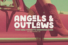 Angels & Outlaws Decorative Fonts