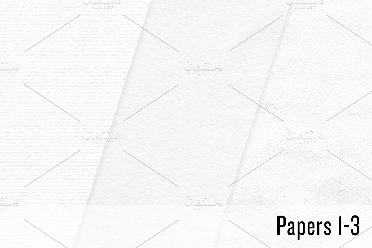 12 High-Res Watercolor Papers preview 2