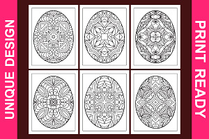 Egg Coloring Book For Easter Day