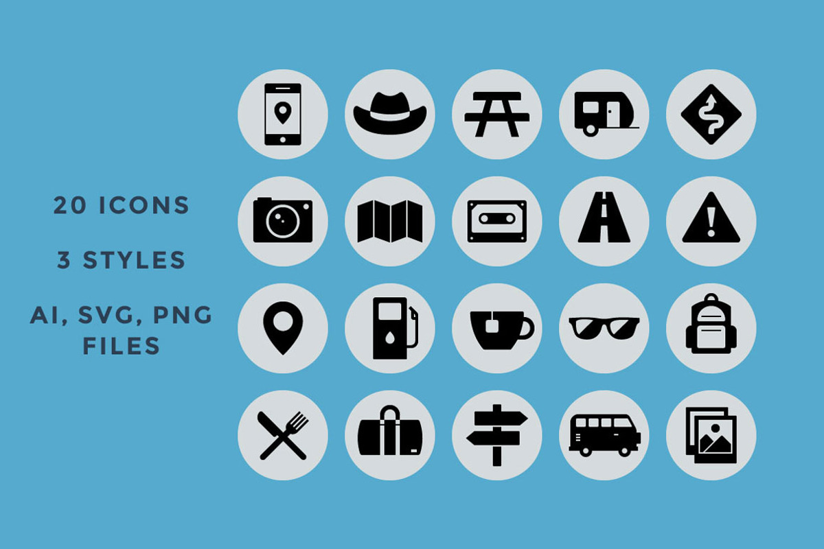 Road Trip Icons, an Icon by Wes Franklin (Photo 2 of 3)