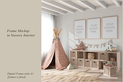 Nursery Mockup, Kids Room Mockup, a Product Mockup by MockupArtDesign (Thumbnail 1 of 4)