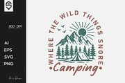 Camping Adventure T-shirt Design, a Graphic by shaondesigns (Thumbnail 1 of 5)