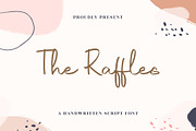 The Raffles, a Script Font by Tastype (Thumbnail 1 of 7)