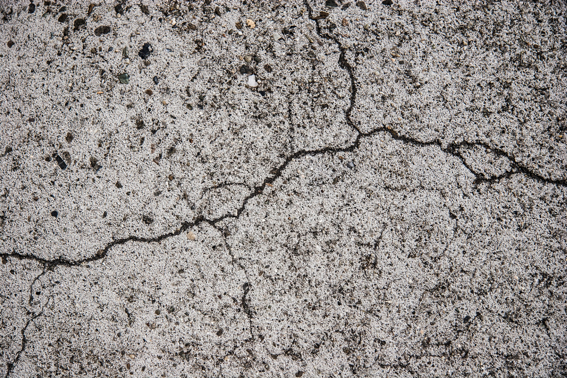 Cracked Sidewalk Texture 1 (Photo), an Abstract Photo by Tien Frogget
