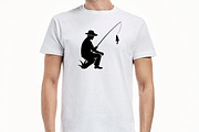 Fishing Silhouette SVG, an Object Illustration by newminddesign (Thumbnail 6 of 10)