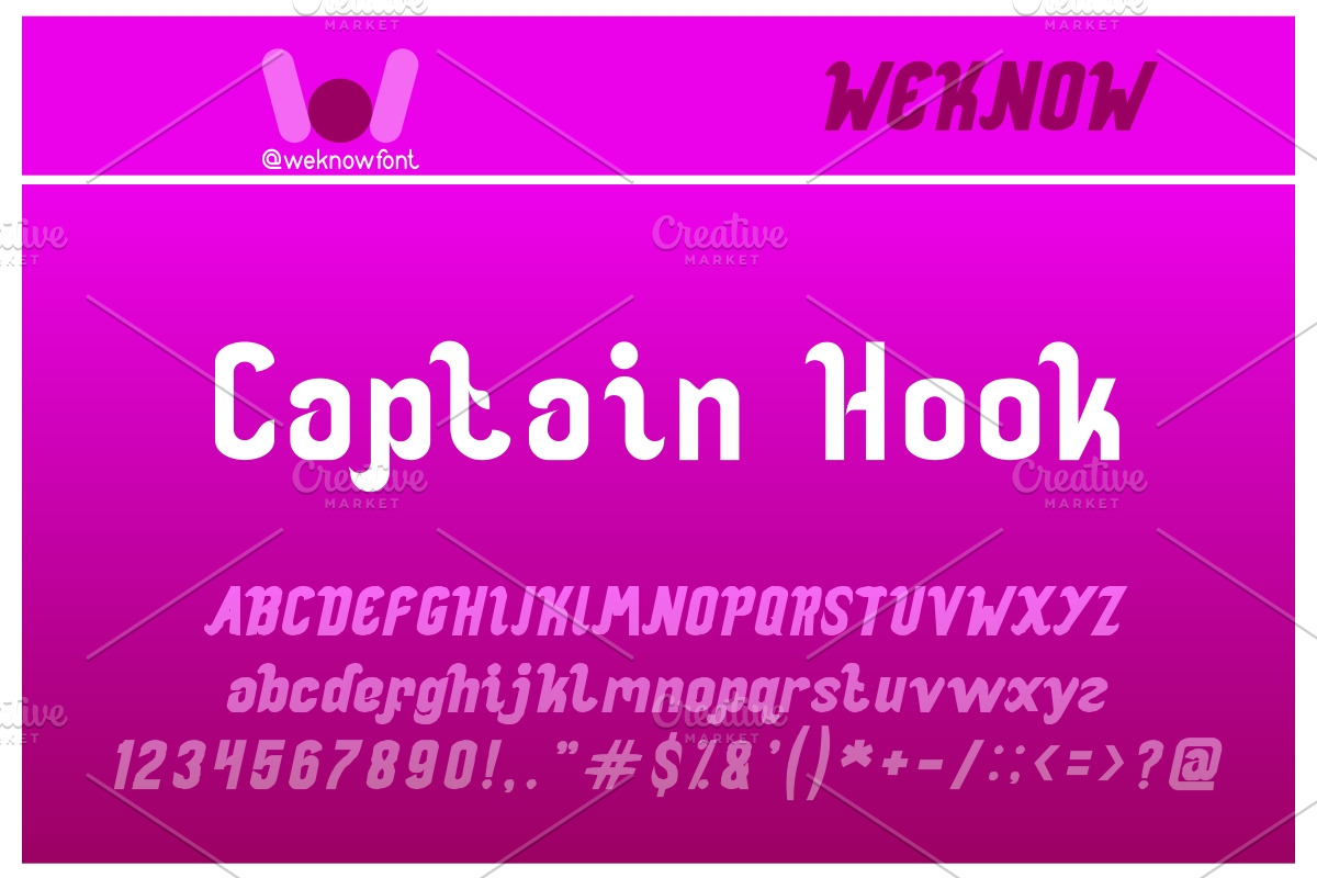 ocean, a Font by weknow (Photo 4 of 5)