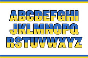 Ukraine Font, a Font by yaisalinas (Thumbnail 2 of 7)
