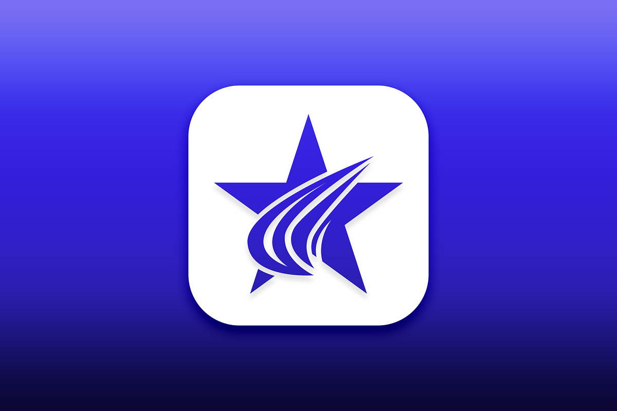 abstract star logo design, a Branding & Logo Template by vexper (Photo 4 of 4)