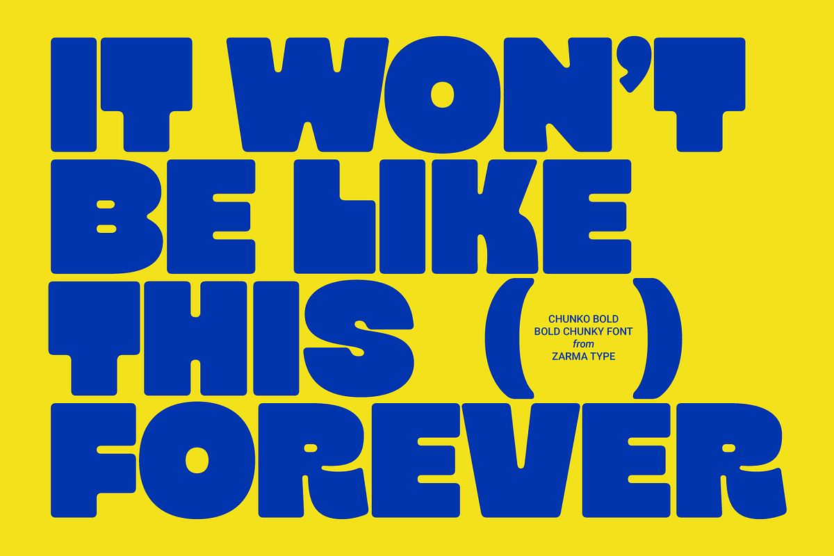 Chunko Bold Font Free Download - Sans Serif Fonts Preview 2026